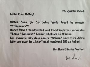 009 Brief eines Patienten 2004